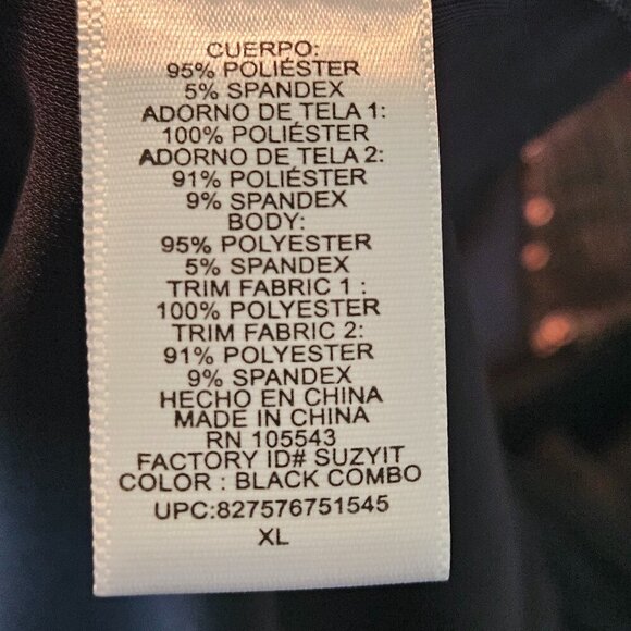 Narciso Rodriguez Tank Top Womens XL Black Gold Sequin Sleeveless Pullover - Picture 7 of 8